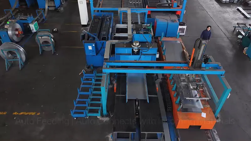 Dây chuyền sản xuất cánh cửa thép tự động